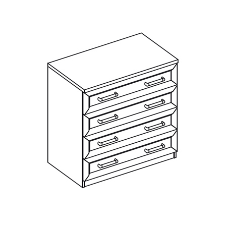 Комод размеры 4 ящика размеры